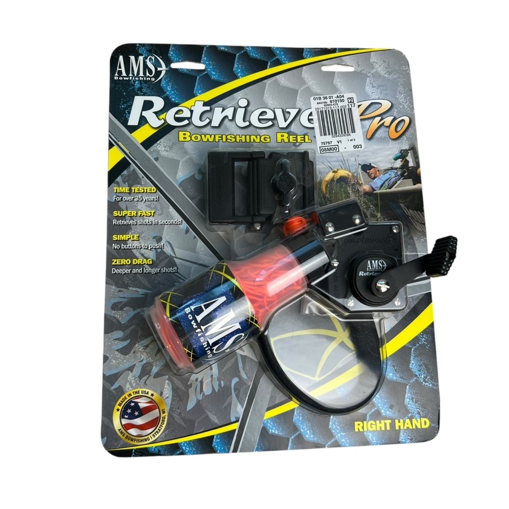 AMS Retriever Pro Bowfishing Reel Right Hand NIP